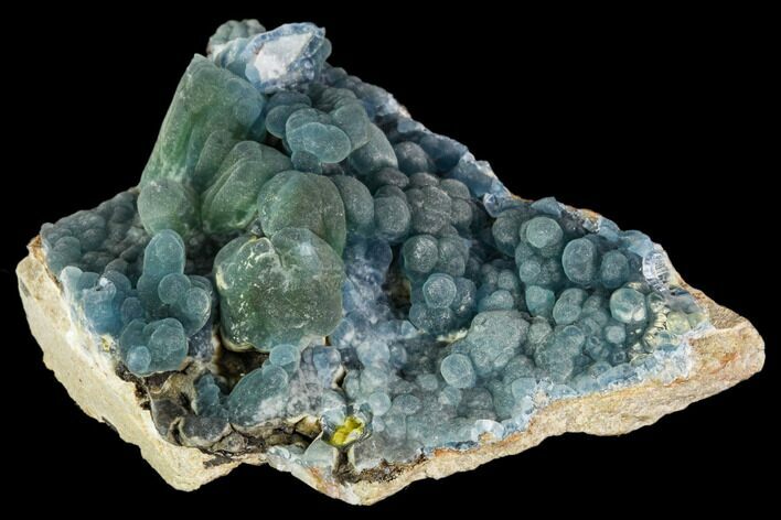 Blue-Green Plumbogummite on Pyromorphite - Yangshuo Mine, China #111924